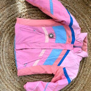 Obermeyer Ski Bibs Size 6 and Jacket Girls Size 8-